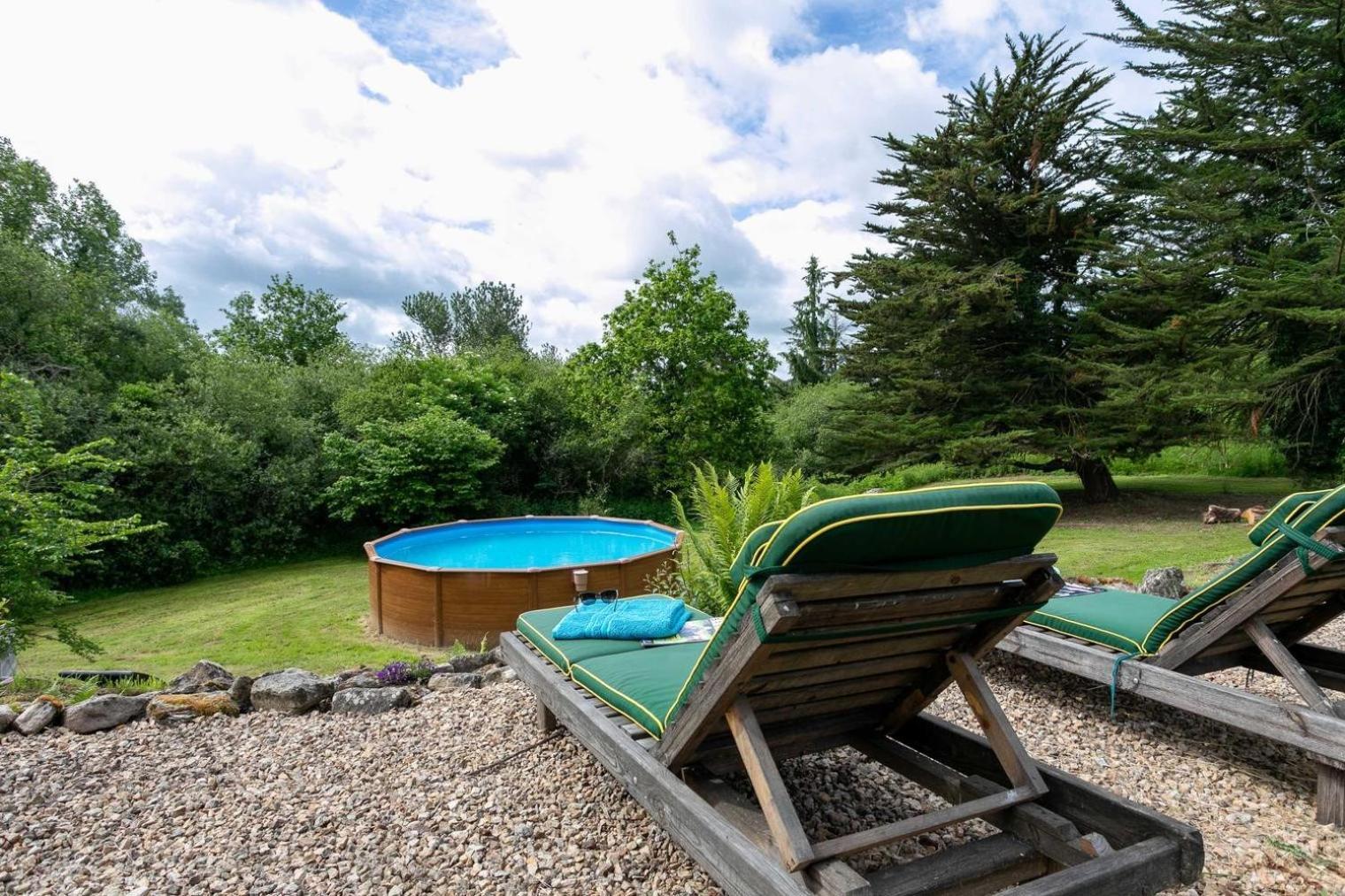 Domaine De La Blanche Hermine Plounerin Extérieur photo