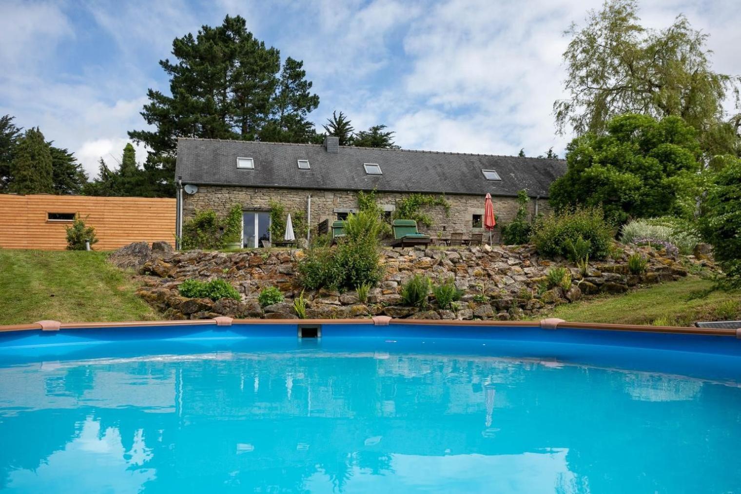 Domaine De La Blanche Hermine Plounerin Extérieur photo